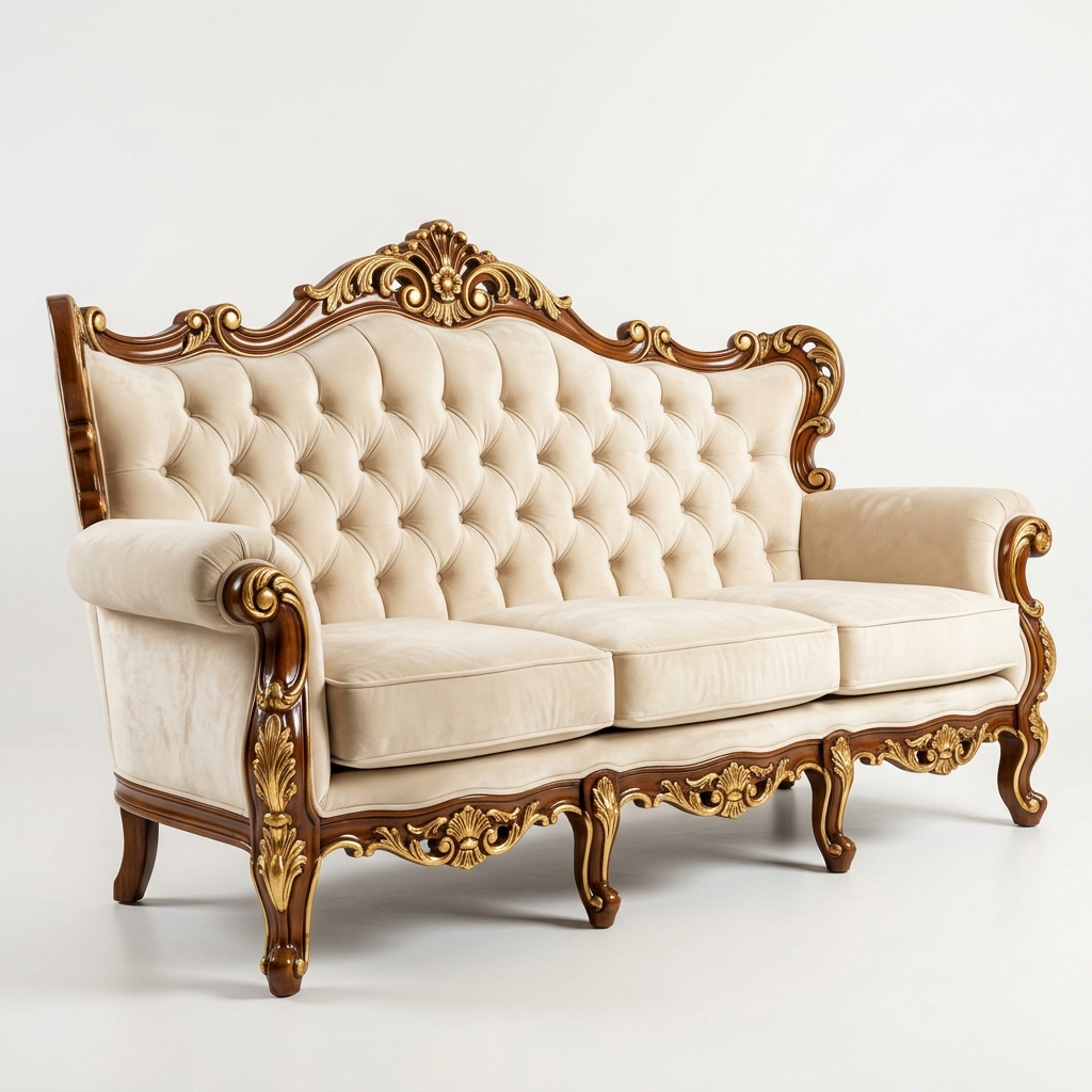 Luxury Hand-carved Sofa Set
